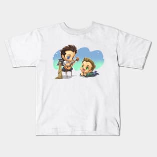 Dean and Cas Serenade 2 Kids T-Shirt